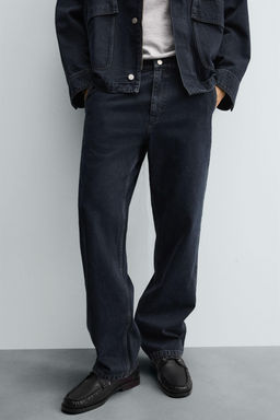 DENIM CHINO TROUSERS - Zara фото 5