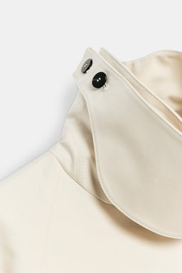 TRENCH CORTO ZW COLLECTION / Hueso - Zara фото 11