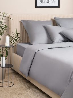 Простыня 150х215 Моноспейс темно-серый