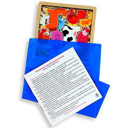 Развивающая игра "Ферма. Деревяшки-развивашки" (Step Kids)