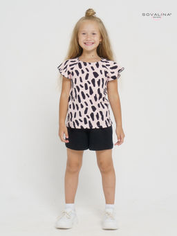 Костюм Дюймовочка черный-коровка - Sovalina фото 7