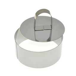 Форма кулинарная "Круг" 10*4см с крышкой-прессом, арт. AN8-2