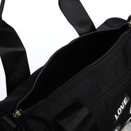 Сумка молодёжная на молнии, цвет чёрный - Simaland фото 5