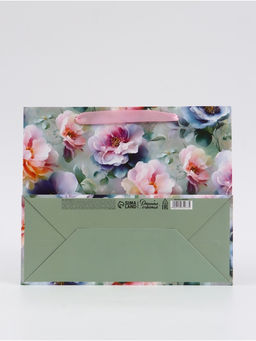 Цена за 2 шт. Пакет подарочный «Цветы», 27×23×11.5 см