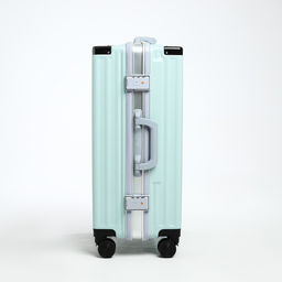 Чемодан средний 24, отдел на молнии, 2 кодовых замка, 4 колеса, крючок, цвет голубой - Simaland фото 3