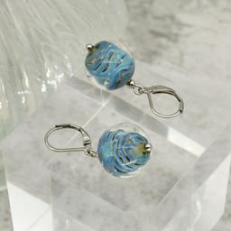 Серьги из муранского стекла