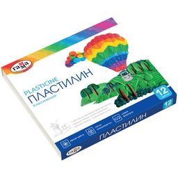 Пластилин ГАММА "Классический" 12цв. 240гр. стек (281033)
