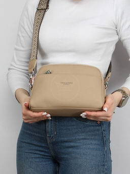 Сумка женская искусственная кожа YDR-2634, 2отд, плеч/ремень, бежевый SALE 264131 - Adelia фото 9