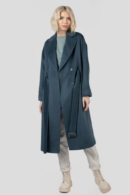 Пальто женское демисезонное (пояс) - El podio фото 2