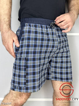 Мужские шорты в клетку