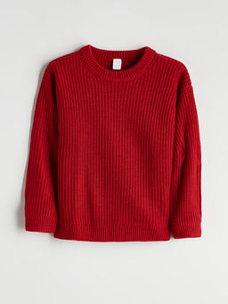 Bisiklet Yaka Triko Erkek ?ocuk Kazak