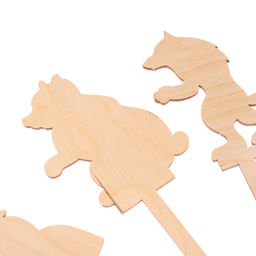 Театр теней детский Лесная мастерская «Колобок», с ширмой