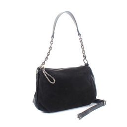 Сумка женская иск/кожа+нат/замша BT-V 8730, 1отд+еврокарман, плечевой ремень, черный SALE 258483