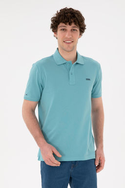 Футболка U.S. Polo Assn мятная из хлопка  фото 8