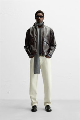 LEATHER EFFECT JACKET