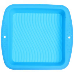 Цена за 2 шт. Форма силиконовая 1,2л "Квадрат" 23*23*4,5 см