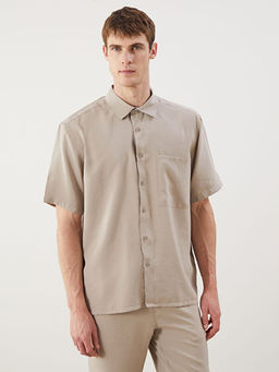 Regular Fit K?sa Kollu Arm?rl? Erkek G?mlek