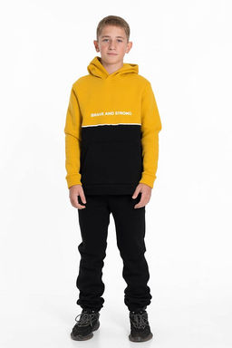 Толстовка М224098Па горчичный