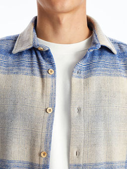 Rahat Kal?p Uzun Kollu Ekose Erkek G?mlek