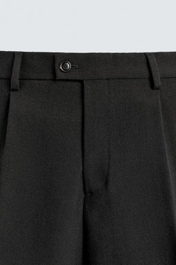 PANTAL?N TRAJE 100% LANA / Negro - Zara фото 7