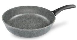 Сковорода Готовить легко Stone Gray несъемная ручка, 28 см - Нева металл посуда фото 3
