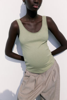 MAMA Camiseta de tirantes en canale - H&m фото 2