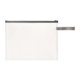 Папка-конверт на молнии формат А4, с ручкой, водоотталкивающая, 350 мкр, серый - Simaland фото 4