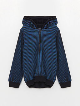 Kap??onlu Uzun Kollu Erkek ?ocuk Triko H?rka