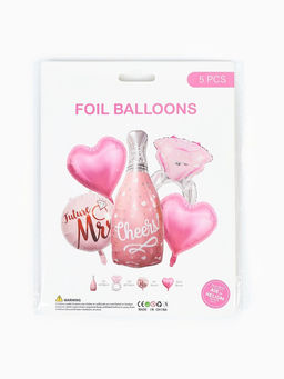 Воздушные шары фольгированные, набор «Девичник», 5 шт.