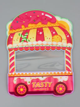 Цена за 50 шт. Пакет подарочный, "Сладости", с zip-lock застежкой, 18x18,5+4,5см