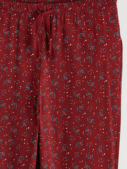 Bisiklet Yaka Bask?l? Kad?n Pijama Tak?m