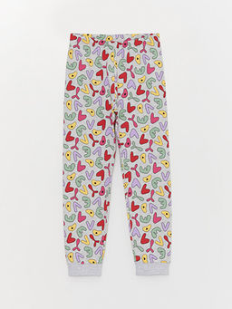 Bisiklet Yaka Bask?l? Uzun Kollu K?z ?ocuk Pijama Tak?m? - Waikiki фото 3