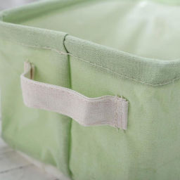 Корзина для хранения с ручками Доляна. Авокадо, 231612 см, фисташковая фото 3