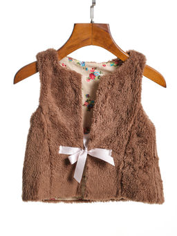 Жилетка для малышей UD 2165 коричневый