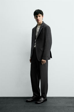 100% WOOL SUIT BLAZER - Zara фото 4