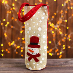 Чехол на бутылку с ручками Зимний праздник, виды МИКС - Страна карнавалия фото 3