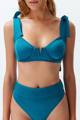 Mavi Balkonet Baglamal? Bikini Ustu TBESS24BU00156
