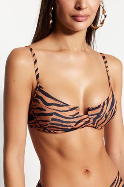 Zebra Desenli Balkonet Bikini Ustu TBESS21BU0018 - Trendyolmilla фото 4