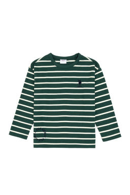 Erkek _ocuk Koyu Ye_il Bisiklet Yaka Sweatshirt - U.s. polo assn фото 2