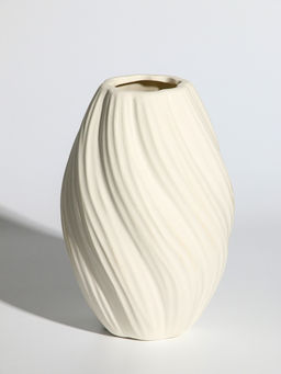 Ваза для цветов «Кеннет», 20.5×11.5×7 см, керамика, белая