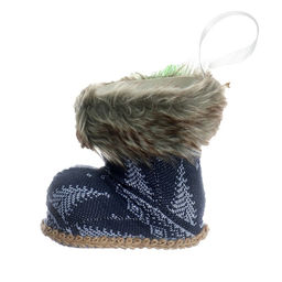 Конфетница «Сапожок», синяя