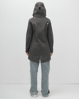 Парка спортивная женская с капюшоном softshell темно-серого цвета 9568TC - Mtforce фото 7