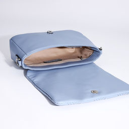 Сумка-мессенджер на магнитах, цвет голубой - Simaland фото 7