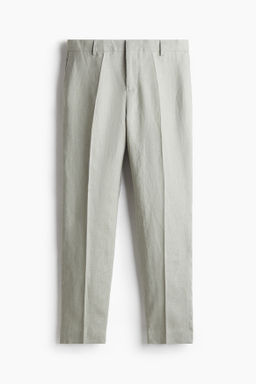 Pantal?n de traje en lino Slim Fit - H&m фото 2