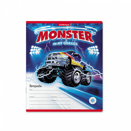 Цена за 200 шт. Тетрадь школьная ученическая ErichKrause Monster Car, 18 листов, клетка (в плёнке по 10 шт.)  фото 4