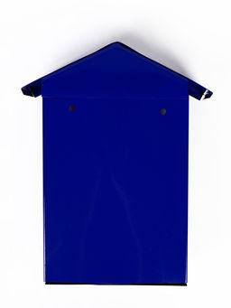 Ящик почтовый с замком, вертикальный "Филин", синий