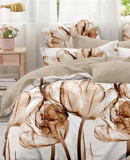 Постельное белье поплин люкс - Урания 2 сп. (нав.70х70)