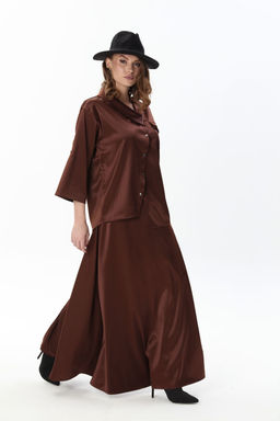 Жакет NIKVA н902-12 шоколад  фото 6