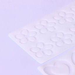 Формы для шоколада, набор 3 шт., 8 ячеек, силикон, 21?11?0.3 см, прозрачные