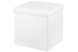 Пуф складной для хранения 38*38*38см, молочный - Elan gallery фото 3
